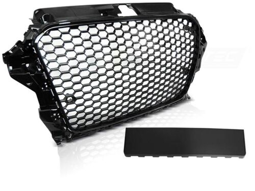 Calandre Pour Audi A3 8v 12-16 Look Sport Noir Glossy-31772418