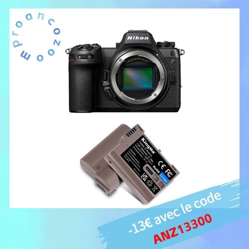 Nikon Z6 III Boitier + Kingma 1960mAh batterie (Nikon EN-EL15) / port de chargement USB Type-C