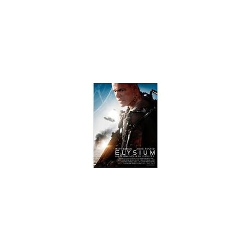 Elysium - Matt Damon - Jodie Foster - Affiche De Cinéma Pliée 120x160 Cm