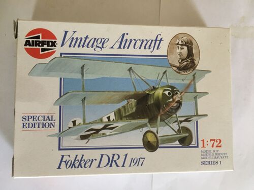 Airfix Vintage Aircraft Special Edition Fokker Dr1 1917 1:72-Airfix