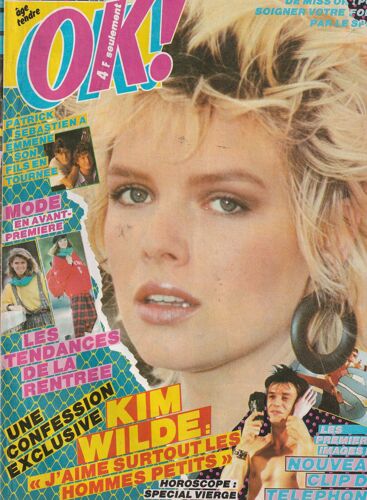 Telephone Aubert Bertignac 1p/ Elvis Presley 2p/ Kim Wilde 2p/ Patrick Sebastien 1p/ Marc Lavoine 1p/ Articles Photos Farrah Fawcett , Karen Cheryl , Jackson , Sylvie Vartan , Julio Iglesias 449
