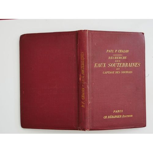 Recherche Des Eaux Souterraines Et Captage Des Sources