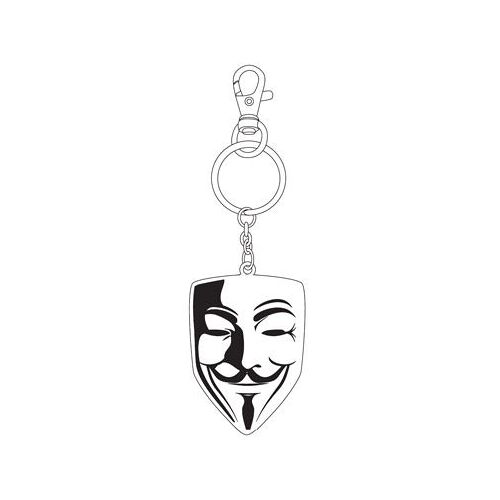 V Pour Vendetta Porte-Clés Métal Mask