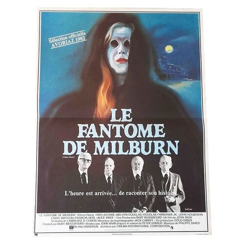 Le Fantôme De Milburn (Ghost Story) -Véritable Affiche De Cinéma Pliée -Format 40x60 Cm - De John Irvin Avec Fred Astaire, Melvyn Douglas, Douglas Fairbanks Jr, John Houseman, Patricia Neal - 1981