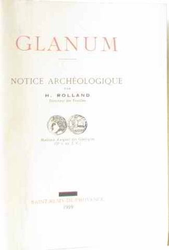 Glanum Notice Archéologique