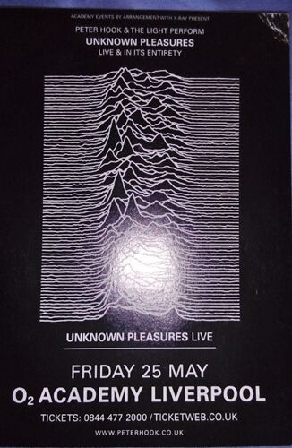 Carte Concert Peter Hook Joy Division