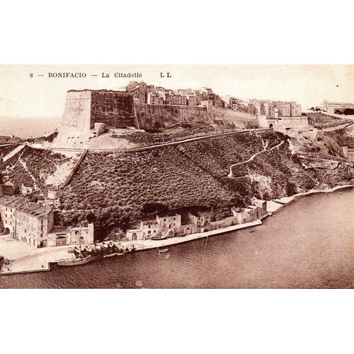 Carte Postale Ancienne, France, Corse ( 20 ), Bonifacio, La Citadelle