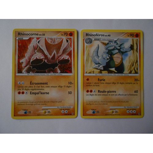 Rhinocorne 122/147 Et Rhinoféros 80/147 - Vainqueurs Suprêmes