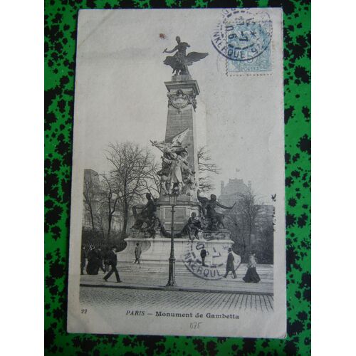 22 - Paris - Monument De Gambetta