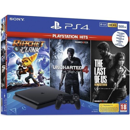 Pack PlayStation 4 500Go + XIM Apex + Clavier/Souris + 2 Manettes + 5 Jeux