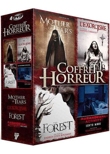 Horreur - Coffret 4 Films : Mother Of Tears + L'exorcisme + The Forest + Paranormal Activity - Tokyo Night - Pack