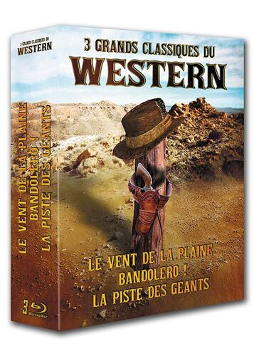 3 Grands Classiques Du Western : Le Vent De La Plaine + Bandolero ! + La Piste Des Géants - Pack - Blu-Ray