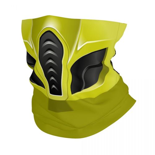 Écharpe De Protection Mortal Kombat Scorpion,Ontaribandana,Neck Gaclauv,Face Planchers F Cover,Ninja Game Cosplay Sauna Wear,Tube Balaclava