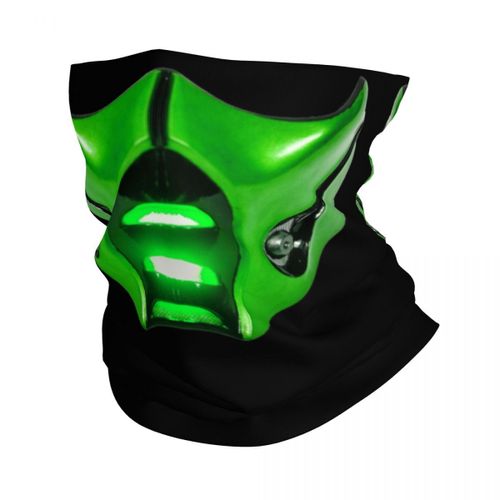 Écharpe De Protection Mortal Kombat Scorpion,Ontaribandana,Neck Gaclauv,Face Planchers F Cover,Ninja Game Cosplay Sauna Wear,Tube Balaclava