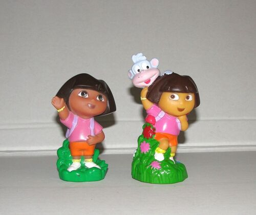 Dora L'exploratrice Et Babouche 2 Figurines Mattel Viacom
