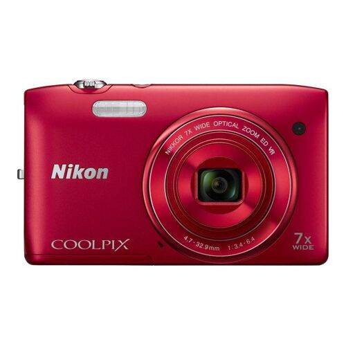 Nikon Coolpix S3500 Compact 20.1 Mpix Rouge