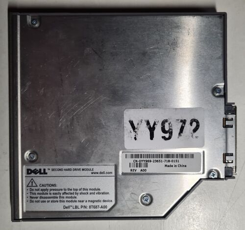 Boitier d'extension disque dur interne IDE pour PC portable - DELL 8T687-A00