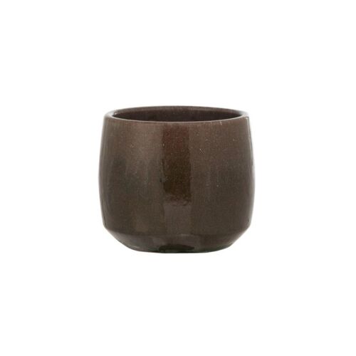 Cache-Pot En Céramique Vert 17.5x17.5x16.5 Cm