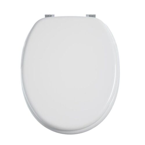 Abattant WC en Bois "Luxe" 43cm Blanc
