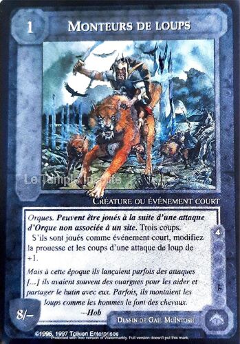 Carte Le Seigneur Des Anneaux : Les Sorciers - Monteurs De Loups 1996