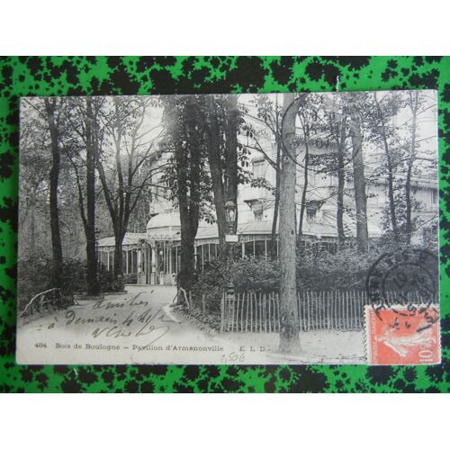 484 Bois De Boulogne - Pavillon D'armenonville