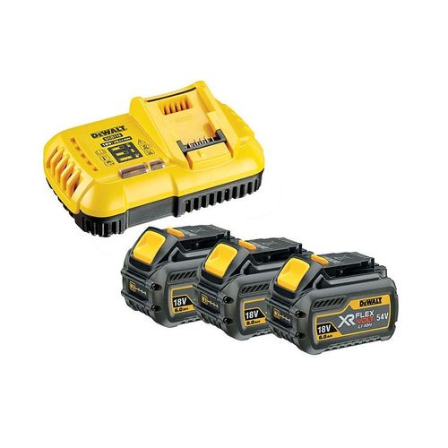 DeWALT Set de base 3 x batterie 54V /108 Wh - DCB118T3-QW