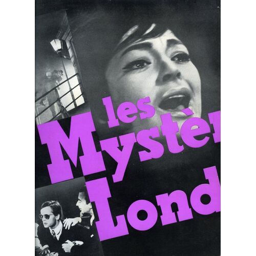 Les Mystères De Londres, Synopsis Dépliant, De Alfred Vohrer, Avec Joachim Fuchsberger, Karin Baal