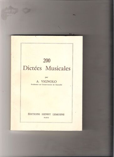 200 Dictees Musicales