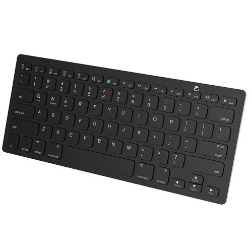 Clavier de jeu sans fil silencieux universel, Bluetooth, pour Macbook, PC, ordinateur portable, anglais