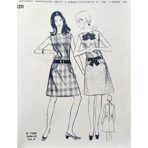 Patron Femmes D'aujourd'hui - La Robe D'après-Midi - N°1188