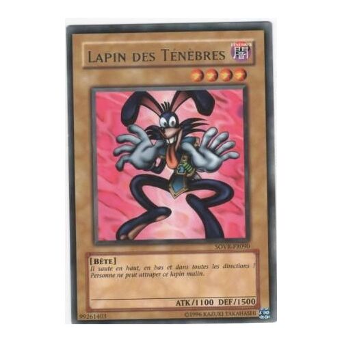 Carte Yu-Gi-Oh! "Lapin Des Ténèbres" Rare Sovr-Fr090