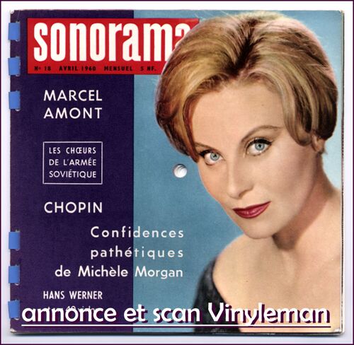 Marcel Amont Chante Ses Derniers Succès / Les Confidences Pathétiques De Michèle Morgan Après La Mort D' Henri Vidal / Valérie Lagrange Présente Les Hits Du Mois / Les Choeurs De L' Armée Rouge / Etc.