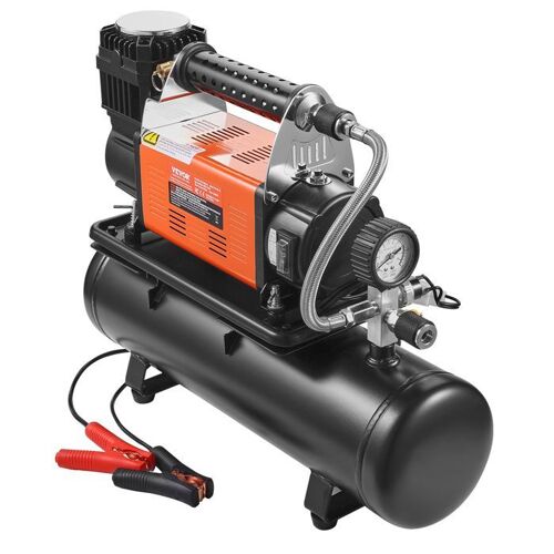 Compresseur D'air Robuste 12 V-Vevor-Gonfleur De Pneus Portable 180 L/Min-Pour Camions, Voitures, Suv, Camping-Car