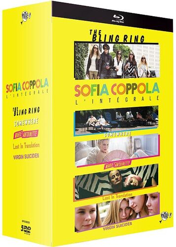 Sofia Coppola, L'intégrale - Coffret 5 Films : The Bling Ring + Somewhere + Marie-Antoinette + Lost In Translation + The Virgin Suicides - Blu-Ray