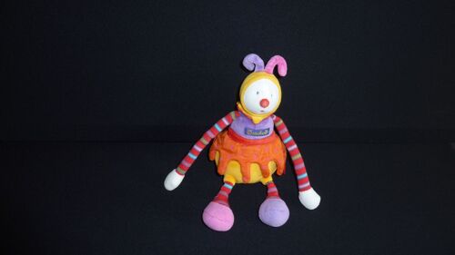 Doudou Peluche Clown, Lutin Dragobert Moulin Roty   1650822