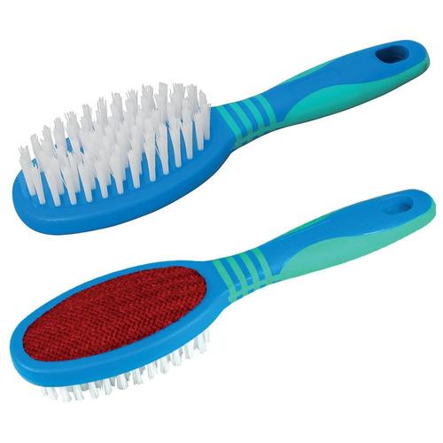 Brosse Nylon Double : 1 Côté Pour Le Chat Et 1 Côté Pour Les Vêtements