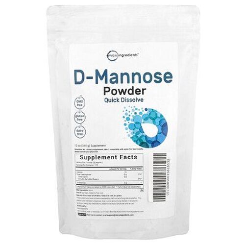 Micro Ingredients, D-Mannose En Poudre, 340 G 