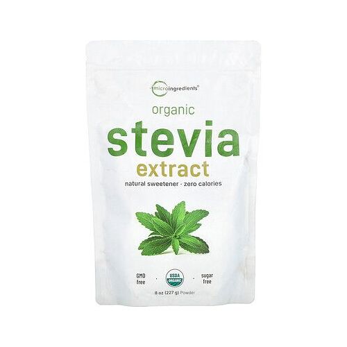 Micro Ingredients, Extrait De Stévia Biologique, Poudre, 227 G 
