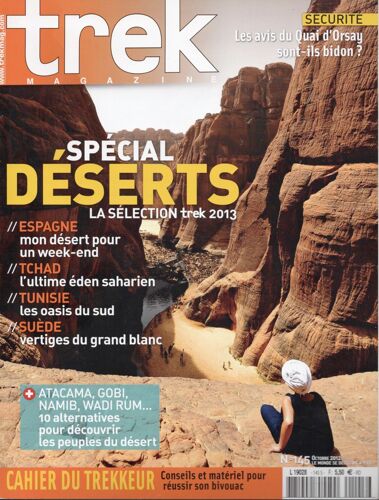 Trek Magazine 145-Spécial Deserts-Octobre 2012