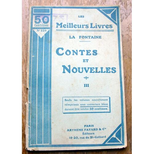Contes Et Nouvelles - Tomes 1, 2, 3