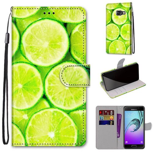 Samsung Galaxy A3 2016 Coque, Saturcase Beau Pu Cuir Magnétique Flip Portefeuille Support Porte-Carte Dragonne Protecteur Coque Housse Étui Pour Samsung Galaxy A3 2016 (Dh-19)