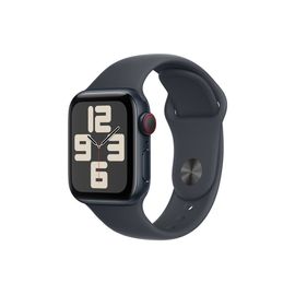 Apple Watch SE (GPS + Cellular) - 2e génération - 40 mm - aluminium minuit - Montre connectée avec bracelet sport - fluoroélastomère - minuit - taille du bracelet : S/M - 32 Go - Wi-Fi 4...
