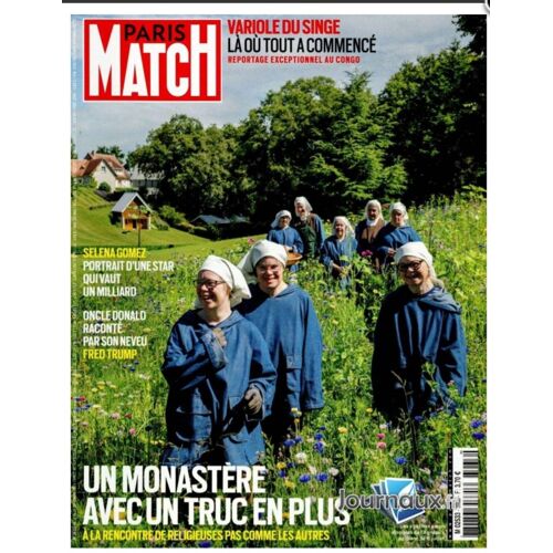 Paris Match N°3933 Du 19 Septembre 2024 : Un Monastère Avec Un Truc En Plus. Selena Gomez. Variole Du Singe