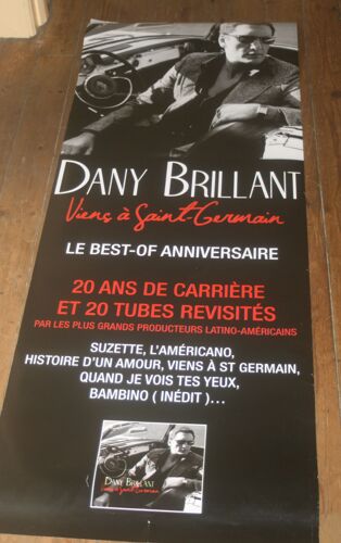Rare Plv Pantalon Plastifiée Officielle Dany Brillant Best Of 60x160cm Imprimée Recto Verso