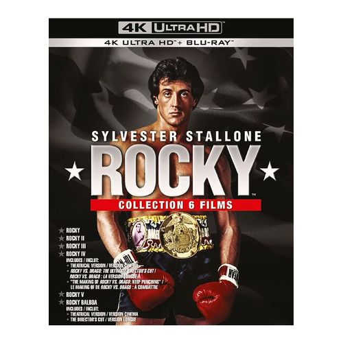 Rocky - Collection 6 Films - 4k Ultra Hd + Blu-Ray