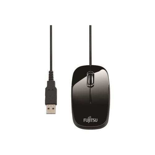 Fujitsu M420NB - Souris - droitiers et gauchers - optique - 3 boutons - filaire - USB 2.0 - pour Celsius H7510, W5010; ESPRIMO D7010, D7011, D9010, D9011, G9010, K5010/24; Stylistic Q5010