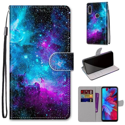Xiaomi Redmi Note 7 Coque, Saturcase Beau Pu Cuir Magnétique Flip Portefeuille Support Porte-Carte Dragonne Protecteur Coque Housse Étui Pour Xiaomi Redmi Note 7 (Dh-8)