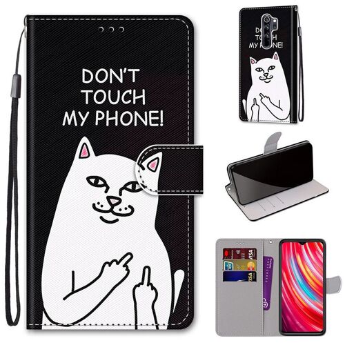 Xiaomi Redmi Note 8 Pro Coque, Saturcase Beau Pu Cuir Magnétique Flip Portefeuille Support Porte-Carte Dragonne Protecteur Coque Housse Étui Pour Xiaomi Redmi Note 8 Pro (Dh-5)