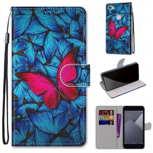 Xiaomi Redmi Note 5a Coque, Saturcase Beau Pu Cuir Magnétique Flip Portefeuille Support Porte-Carte Dragonne Protecteur Coque Housse Étui Pour Xiaomi Redmi Note 5a (Dh-20)
