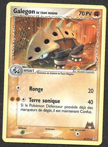 Carte Pokémon Galegon 36/95 - Ex Team Aqua / Team Aqua Vs Magma (Vf)